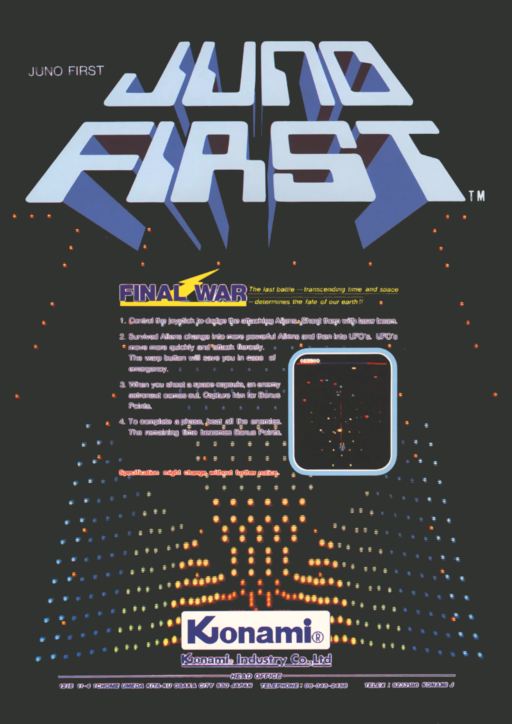Juno First (Gottlieb) Arcade Game Cover